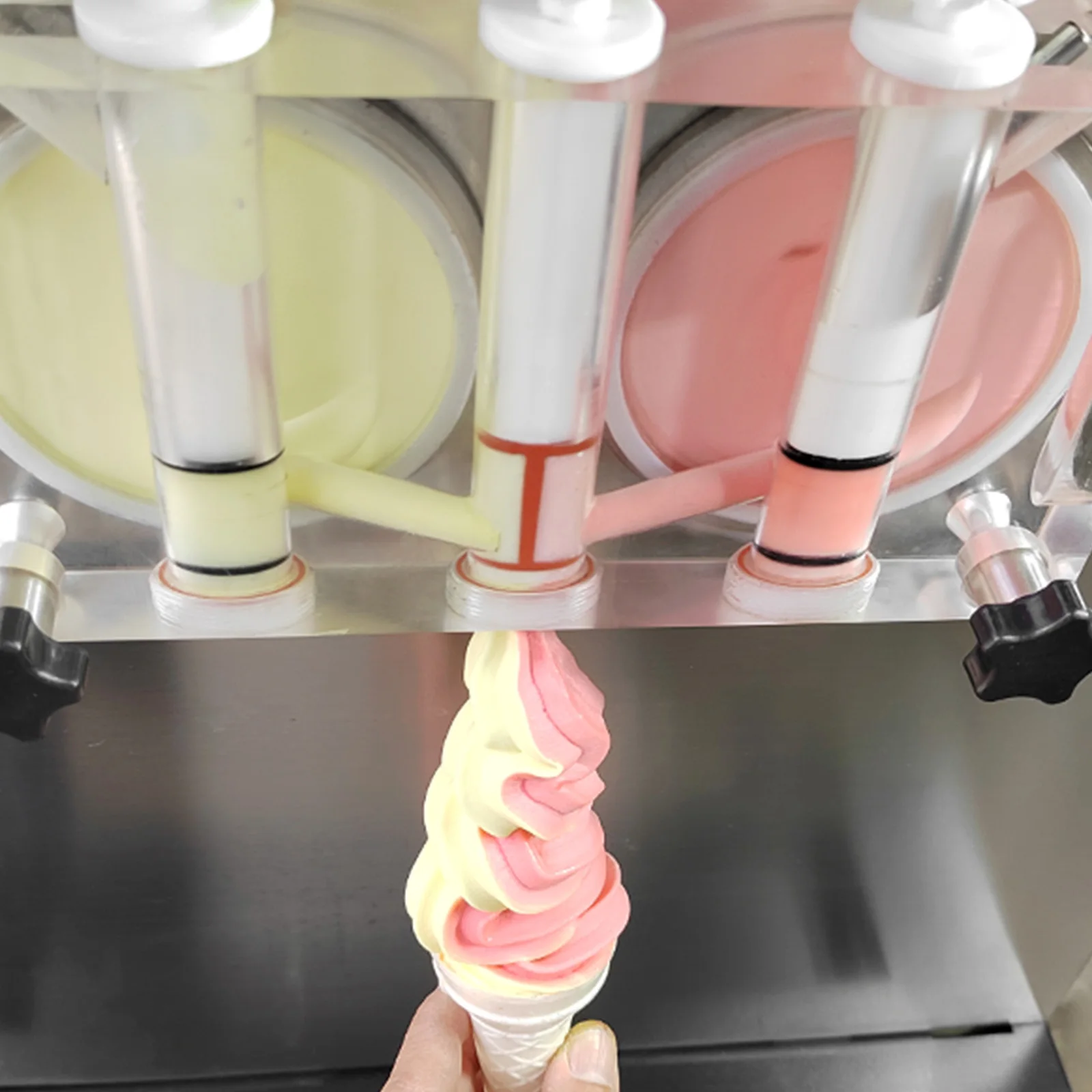 Commercial Countertop Gelato Machine à crème glacée dure Machin