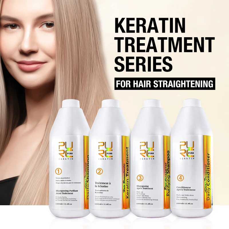 Keratin Treatments 72 Hair Straightening System PURC Brazilian