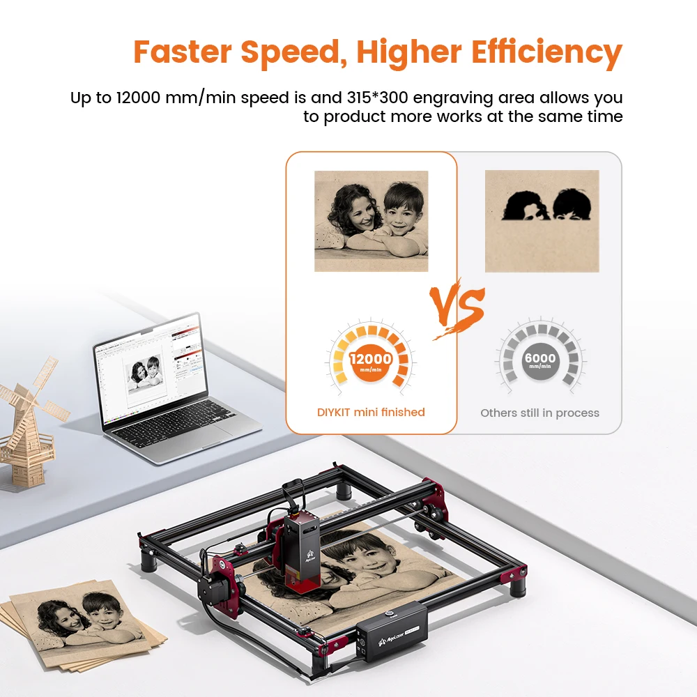 Algolaser Hot Sale Laser Cutting Machine, 5W Desktop Laser Engraving Machine