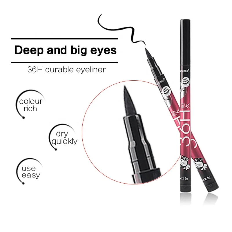 Оптовая продажа косметика для глаз водостойкая стойкая гладкая веганская подводка