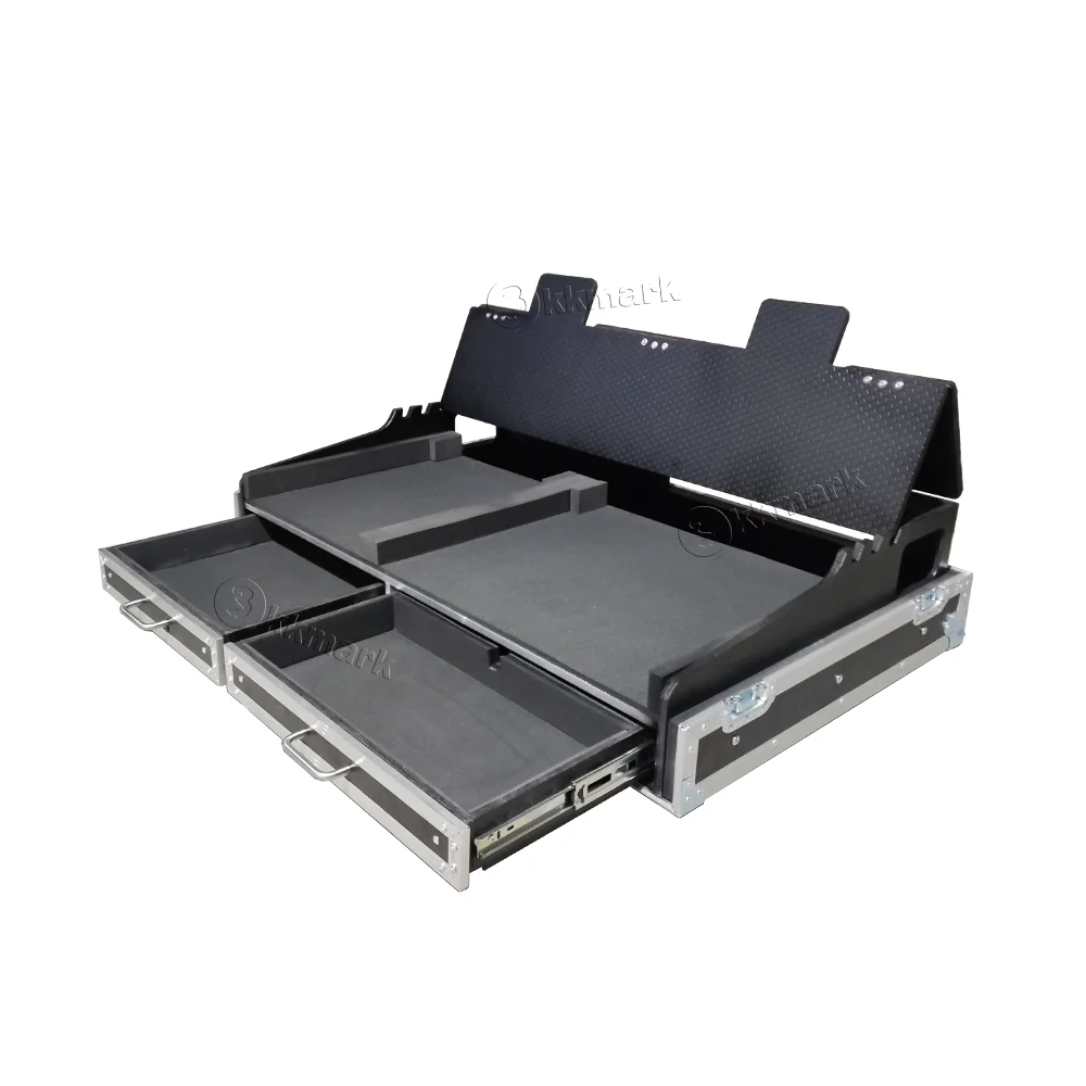 KKMARK Customized Lighting Controller Console Flight Case for GrandMA2 GrandMA3 OnPC CommandWing Faderwing