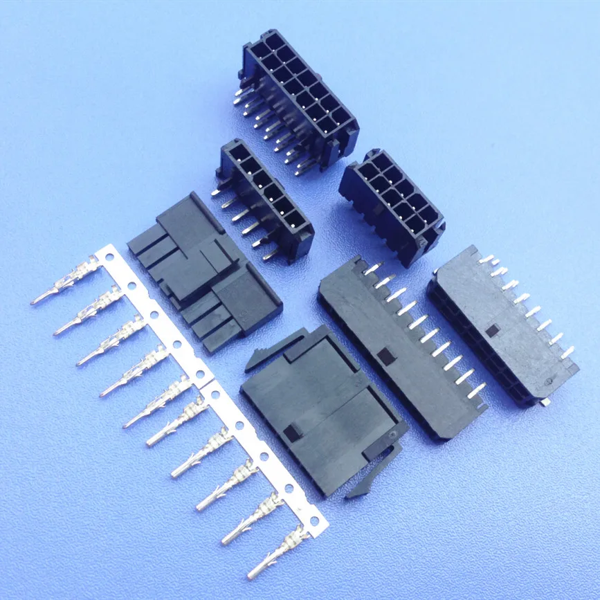 Wire To Board Connector Molex 3.0mm Connector For Molex 2 4 6 8 10 18
