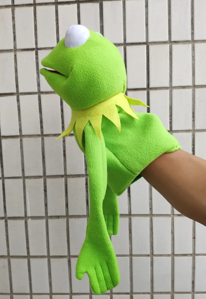 Kermit Frog Doll Sesame Street Frog Plush Toy Big Hand Puppet - Buy ...