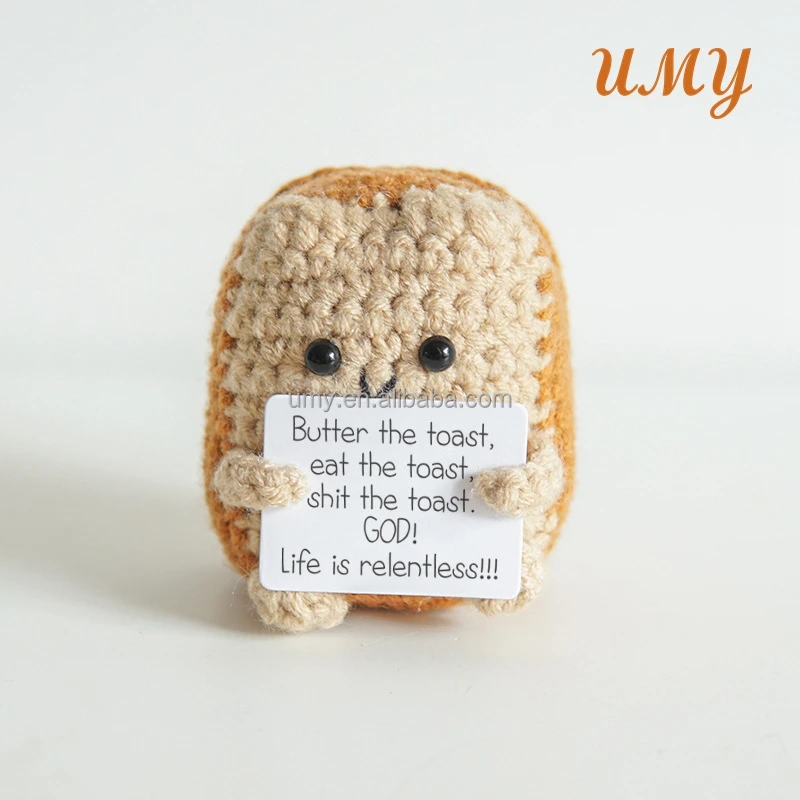 Cheer Gifts Crochet Positive Encouragement Affirmation Cards