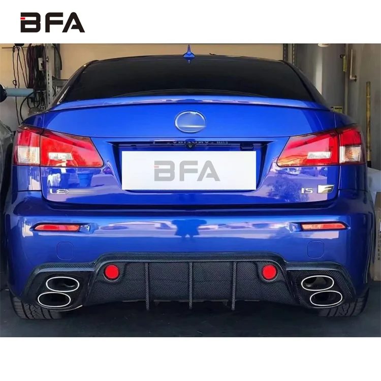 For 0612 Lexus Is250 Is300 Is350 Isf Upgraded Wdstyle Carbon Fiber Rear Lip Rear Bumper