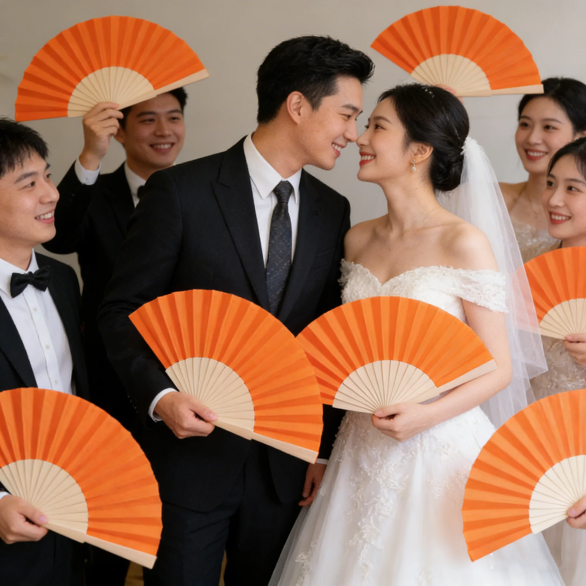 Personalized Engraved Printing Wood Folding Hand Fan Wedding Fans Birthday Customized Baby Party Decor Gifts for Guest