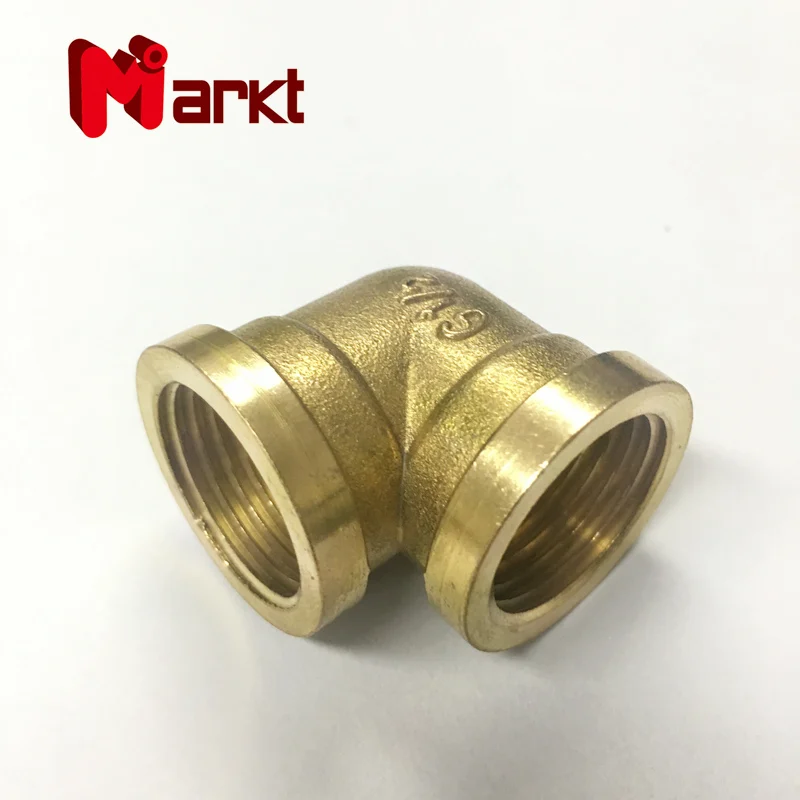 Hexagon forged female elbow threaded brass sanitary copper pipe fittings