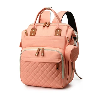 Nylon Multi-function Travel Backpack Maternity Baby Organizer Diaper Bag With Changing Bags