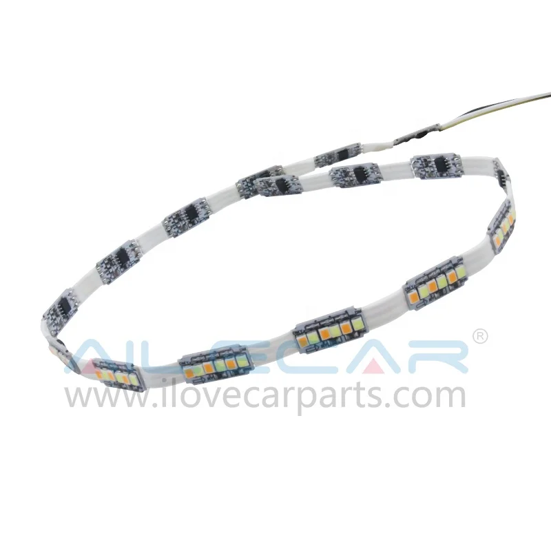 AILECAR Sequential LED DRL Strip May bach Mode Car LED Strip Light for Universal Car Motorcycle