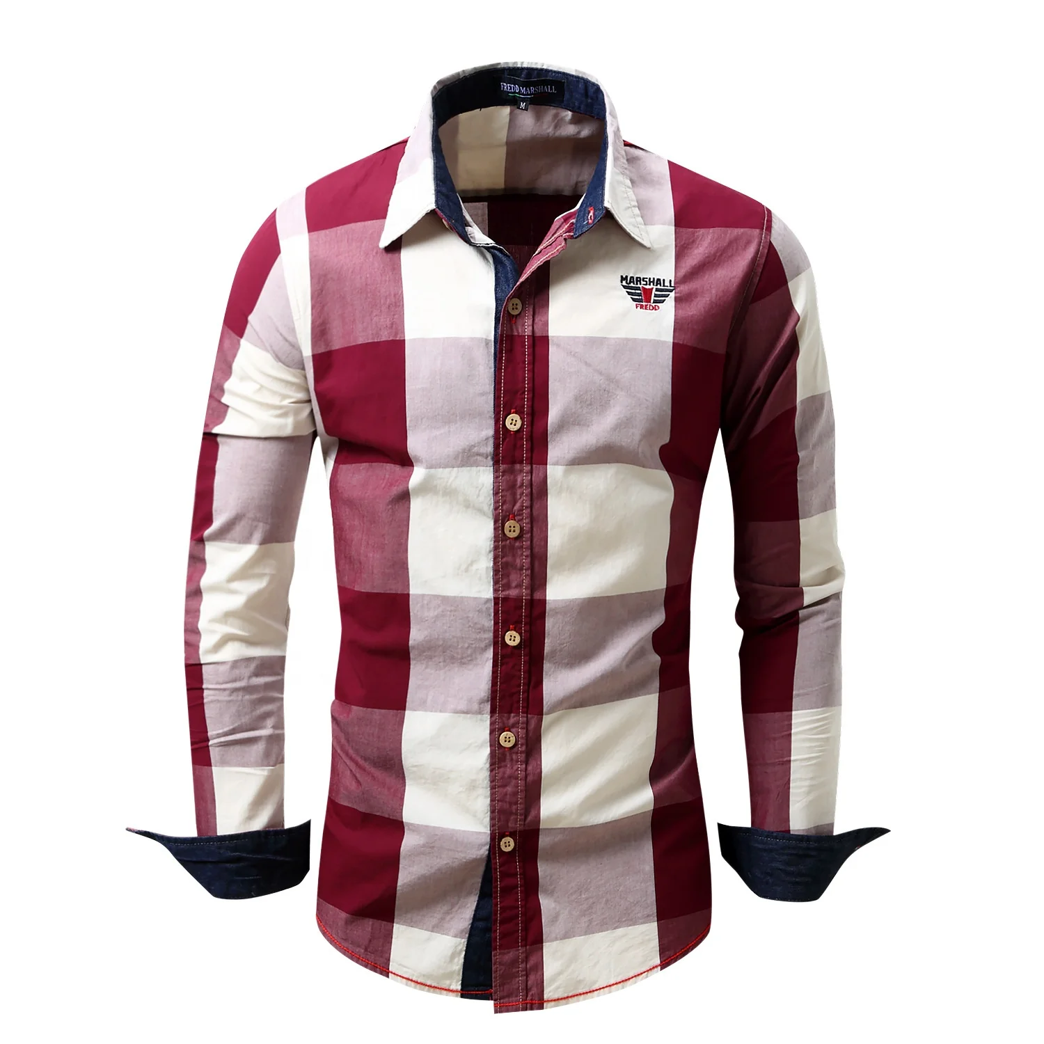 Wholesale Slim Fit Sleeve Plaid Cotton 4 Colors High Quality Fancy Check Shirt - Buy Men Fancy Shirt,Check Shirts For Men,Check Man Shirt Product on Alibaba.com