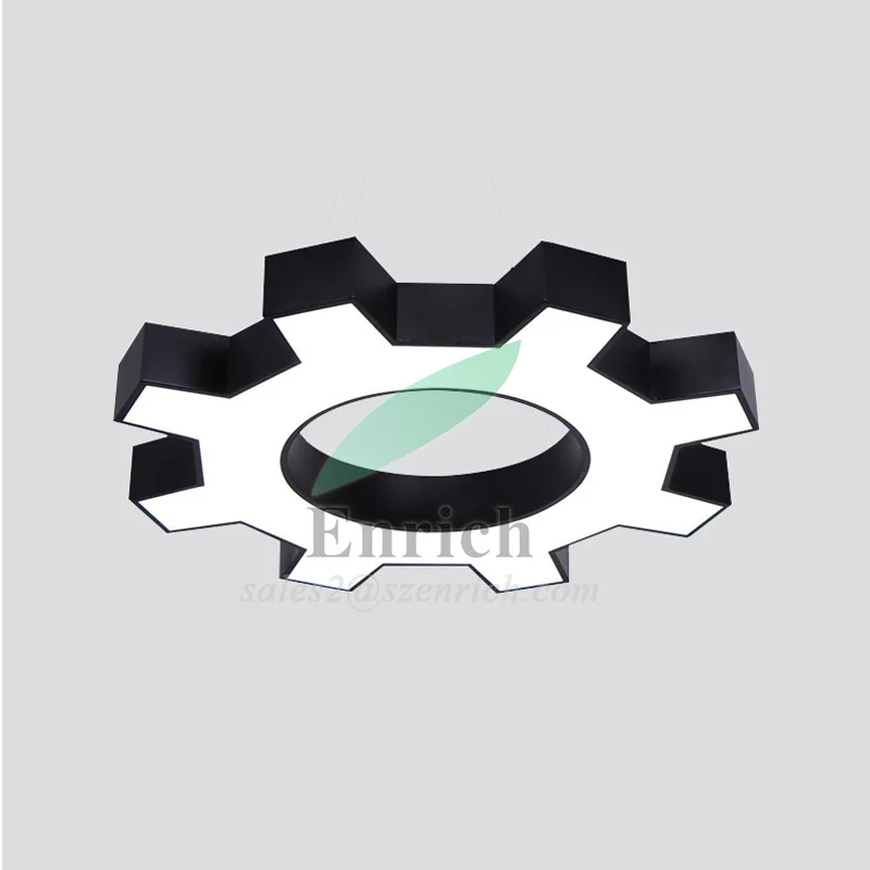 Surface Mounted Gear Shape LED Ceiling Lights With 800mm Diameter