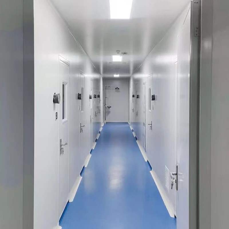 SHARBON Clean Room Booth ISO 7-9 Class Modular Design HEPA Filter Stainless Steel 304 Stationary for Laboratory & Industrial Use