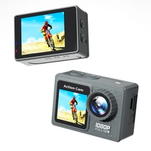 New 1080P HD WIFI Action Camera Double 2inch 1.4inch Color Screens Sports Remote Control Waterproof Feature