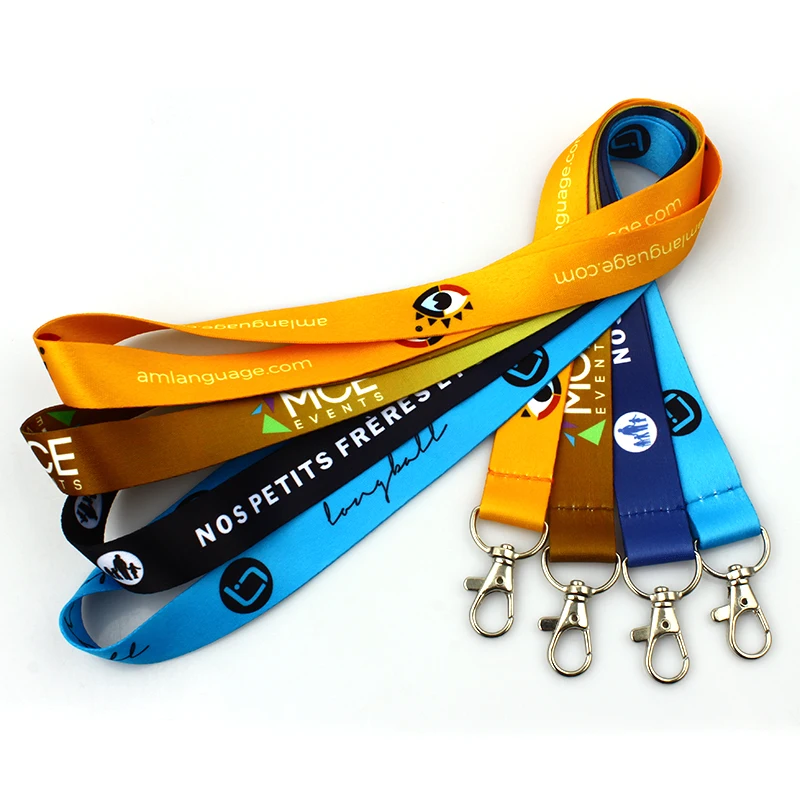 Double Bulldog Clip Lanyards For Special Events Two Hook Open Ended ...