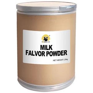 Hot Sale Halal 25kg Barrels of Artificial Milk Flavor Powder Milk Flavor Suitable for All Kinds of Baking Products and Ice Cream