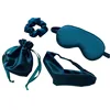 4-piece set-dark green storage bag-hair band-hair ring