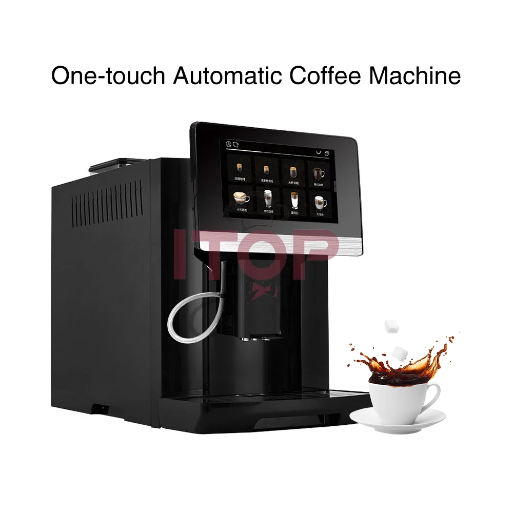 Fully Automatic 1350W Espresso Machine High Quality Industrial Digital Fully Automatic Cappuccino Espresso Coffee Maker Machine