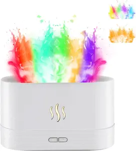 3D Flame Fire Aroma Diffuser Essential Oils Cool Mist 200ml Humidifier With Wholesale Diffuser