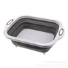 Cesta de filtro de agua plegable 3 en 1 - Blanco 40X30cm