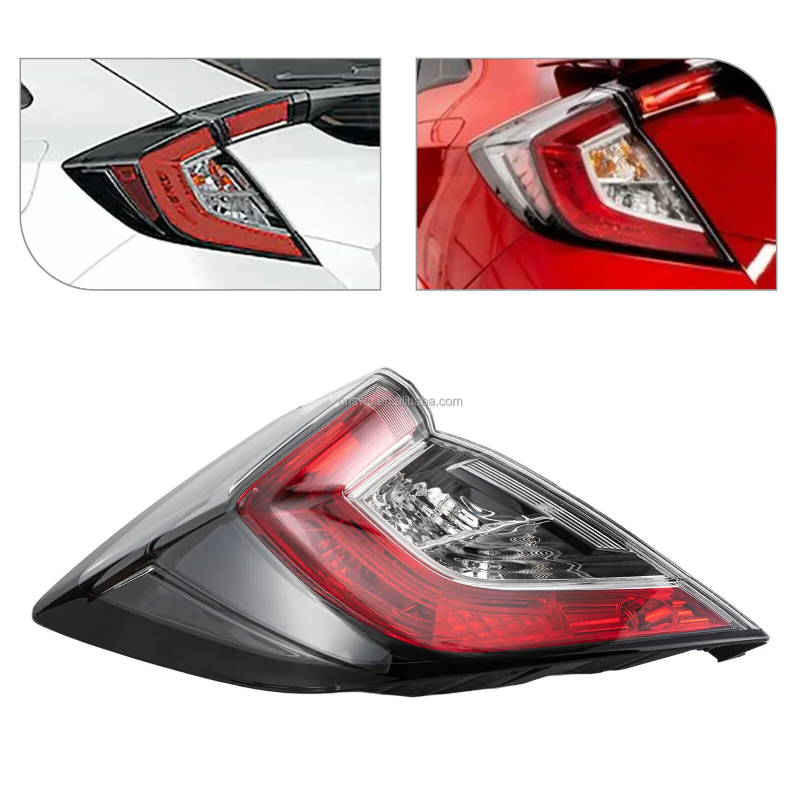 product left right brand new halogen rear brake signal red lamp tail light for honda civic 2016  2021 sedan-35