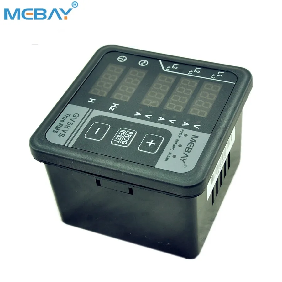 Mebay Three Phase Harmonic Analyzer Electric Digital Power Meter GV58VS