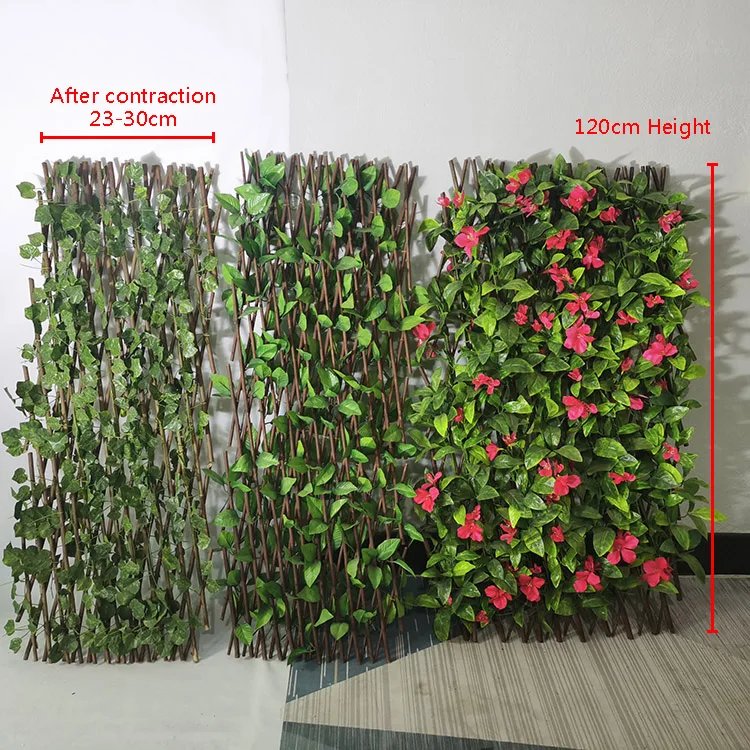 Outdoor Indoor Garten Heimdekoration Grne Wnde Erweiterbare Knstliche  Efeu-Zune Ausziehbare Kunstpflanzen-Zaun| Alibaba.com