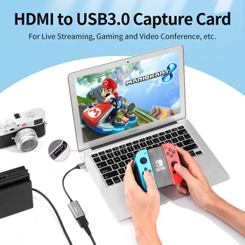 Kingma HD MI to USB3.0 Audio Video Capture Card 4K Video Game Live Streaming 1080p Full HD Quality detail image