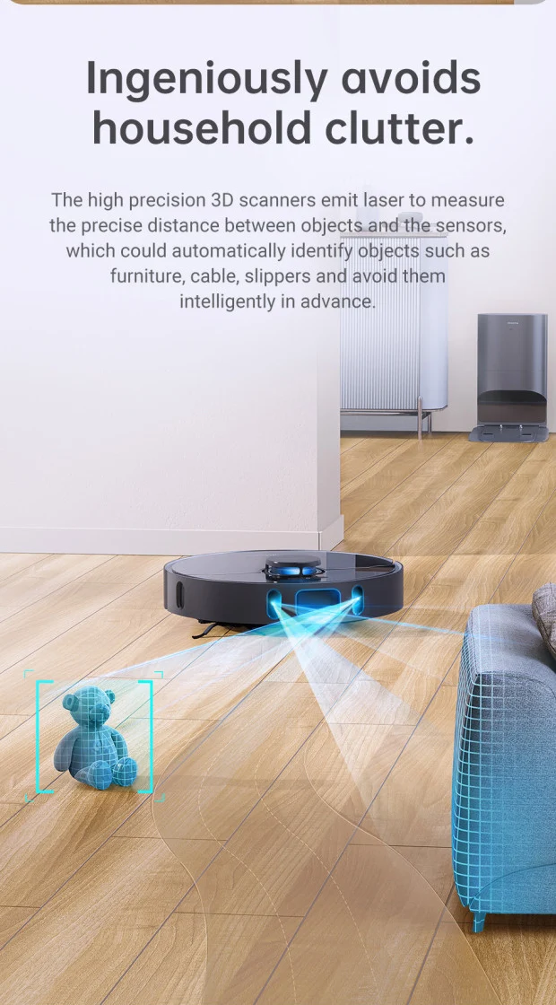 Dreame Bot Z10 Pro 4l Dust Capacity Mopping Floor Auto Robotic Wet And ...
