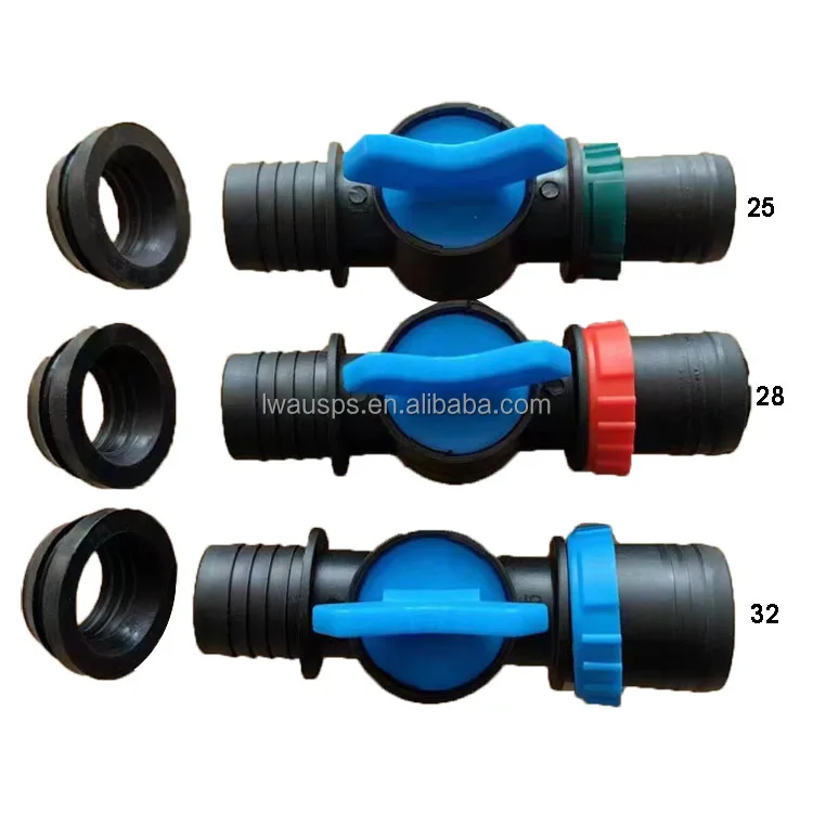 Irrigation Pipe Fittings Drip Tape Hose Accessories Bypass Valves For