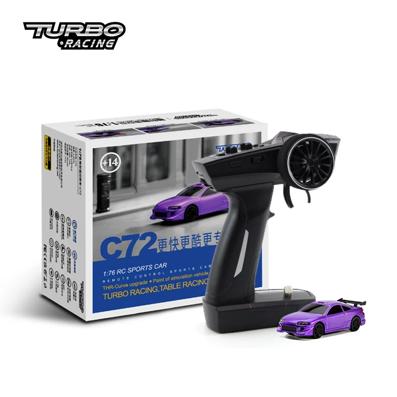 Turbo Racing C64 1/76 Scale RC Hobby Toy Desktop Drift Car Race NEW Ready  Ship