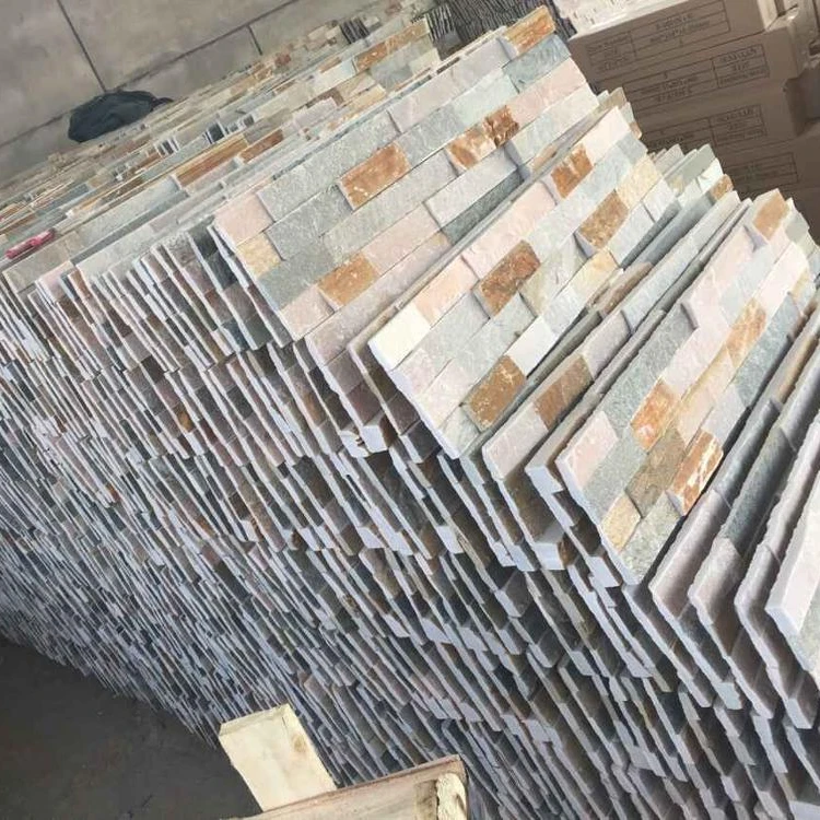 Yellow Quartzite Wall Cladding Stone for Bluding for Rattan Decorative Outdoor Stone Wall Tiles