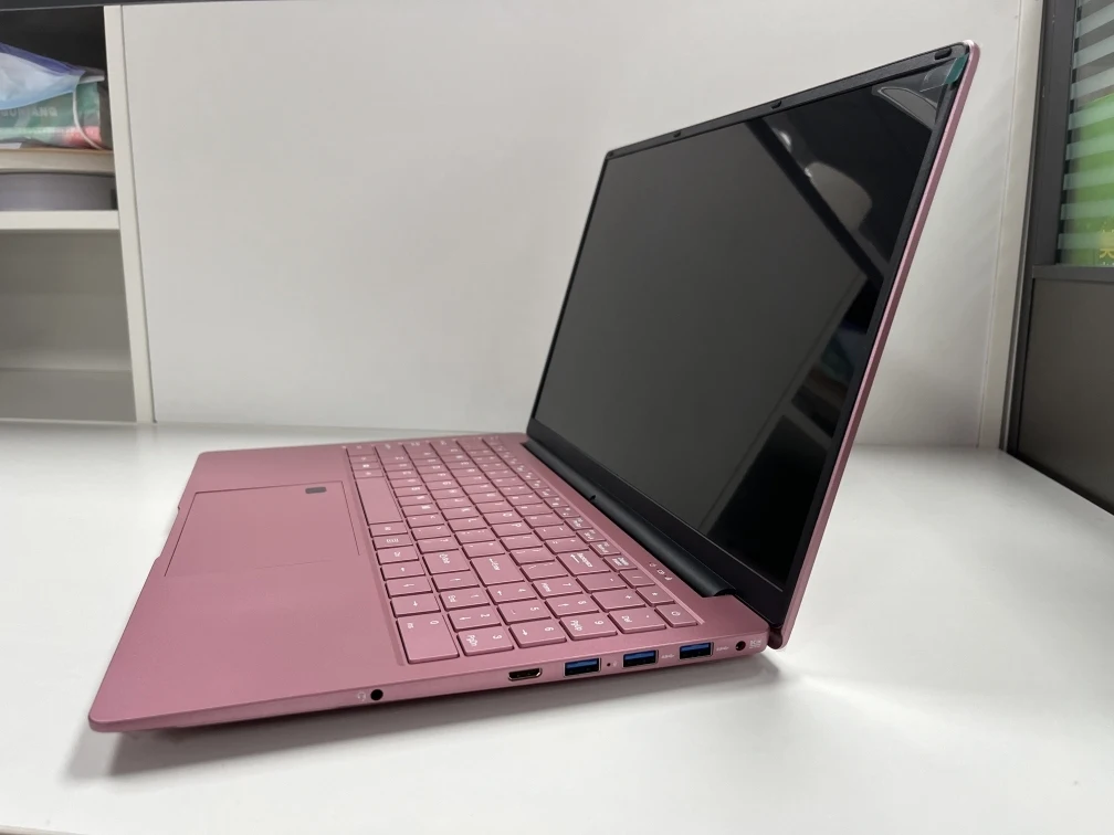 Bulk Purchase 15.6 INCH Intel N95 11th Gen Personal Notebooks 4 Core 4 Thread Windows 11 256GB 512GB 1TB SSD Home Pink Laptop
