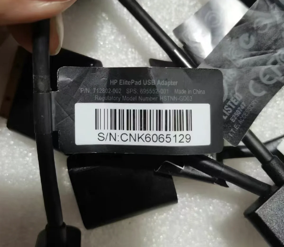 Original but Not New for HP ElitePad 900 G1 1000 G2 Tablet USB Adapter 695552-001 H3N46AA