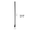 26 cm, negro, extendido