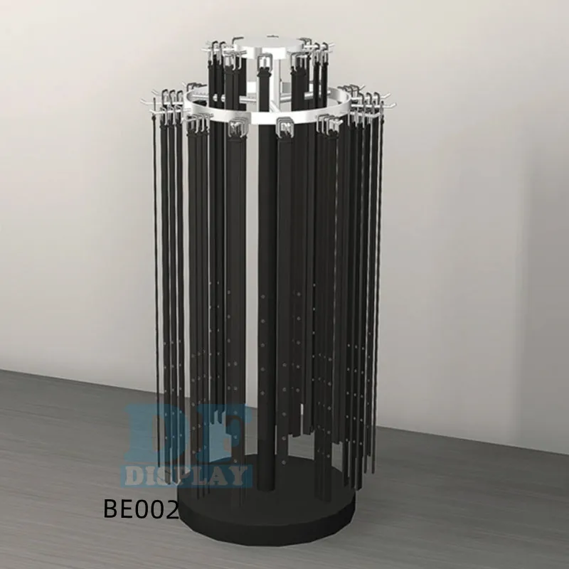 Belt Racking Display Floor Standing Belt Rack - Metal Display for Socks & Belts