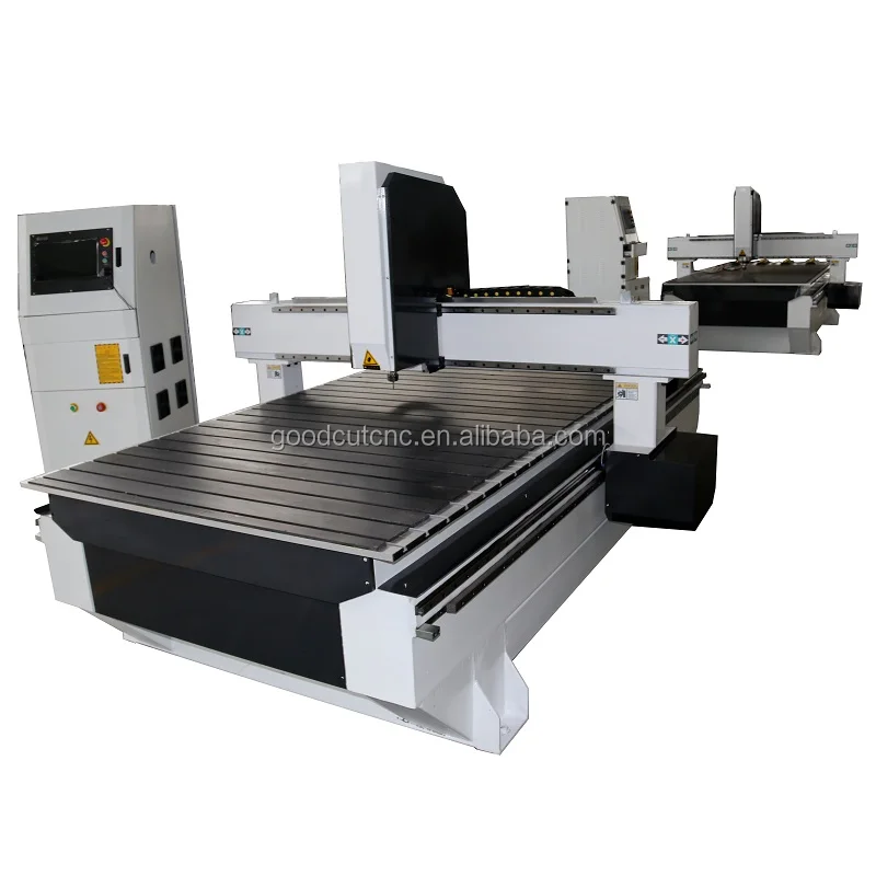 Automatic Cutting Multifunction Woodworking Cnc Milling Machine 3 Axis for Wood Door Funiture Making