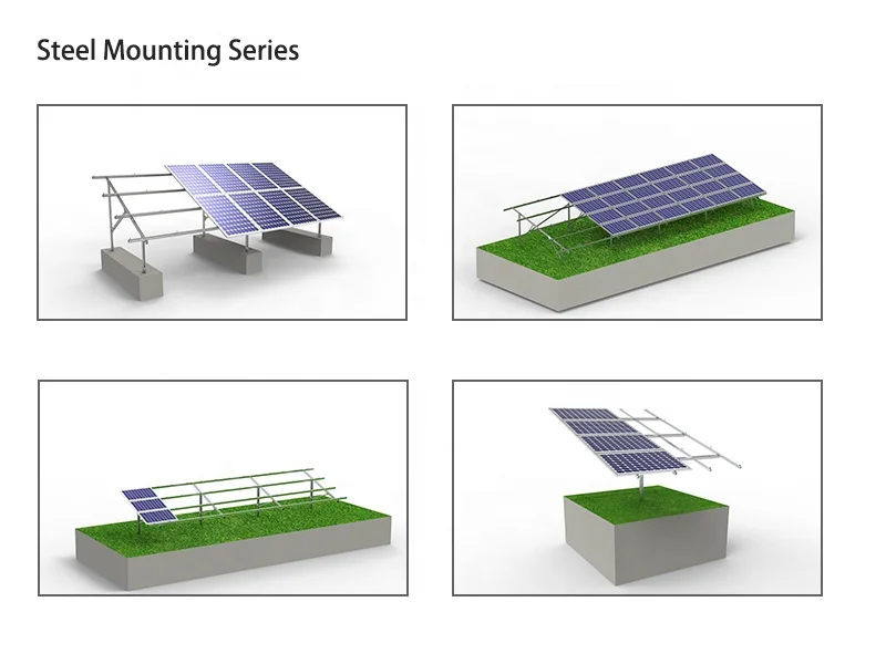 Customized Solar Mounting Structure PV Panel Ground Mounted Rack System ...