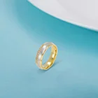 Gold Ring 18k White Engagement Ring Women New Gold Wedding Ring Designs Models For Men 14k Gold Purity Latest Engagement Wedding Ring Women 18k White Gold Plated Ring