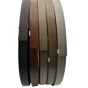 Source Factory Sales Lowest Price Waterproof Wood Grain PVC Edge Banding for Indoor Furniture Decoration