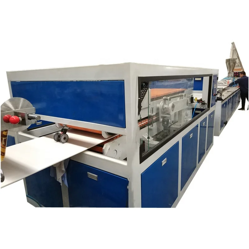PVC Ceiling Cutting Extrusion Machine/plastic Pvc Ceiling Board Sheet Panel Making Machine Line