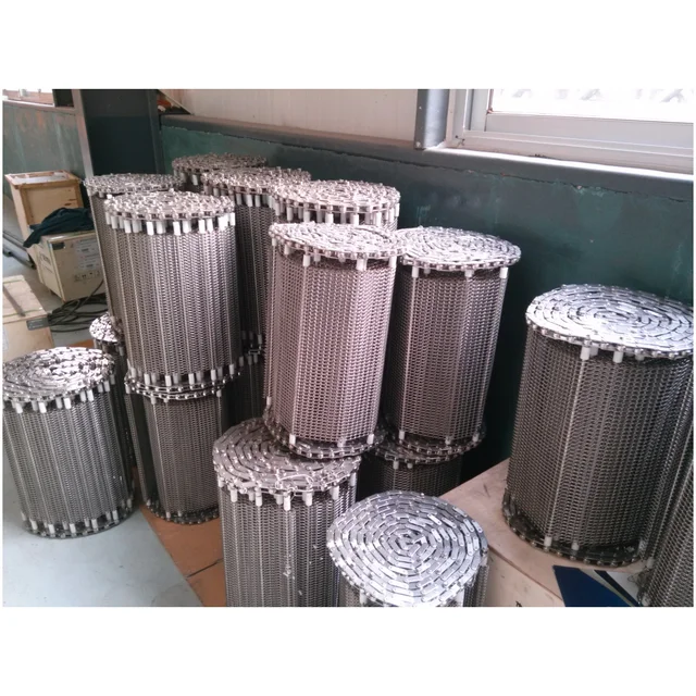 Direct Sale SS304 for Indomie Monde Nissin Noodle Line Mesh Belt 6