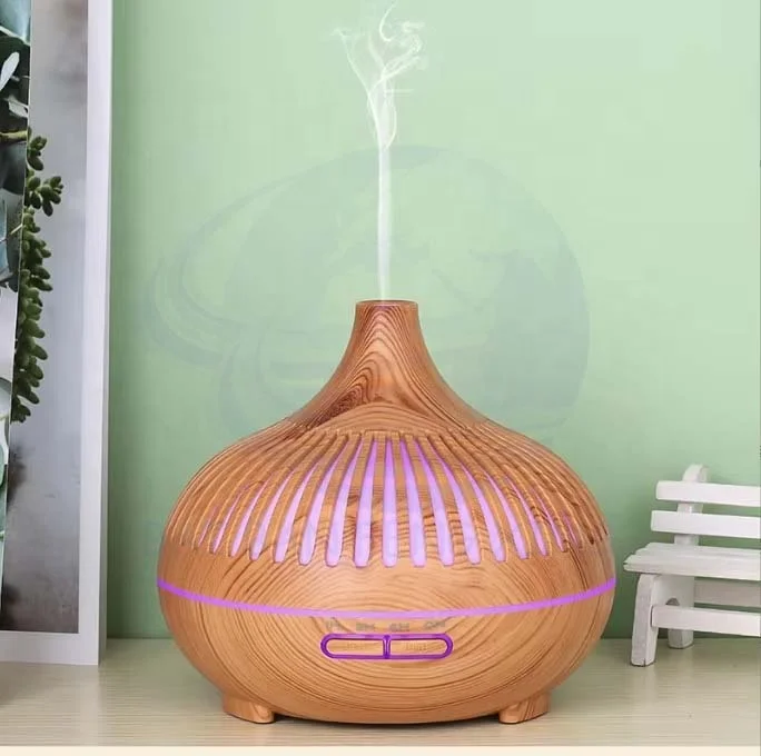 Onion Hollowing Aromatherapy Machine Wood Grain Onion Humidifier Office Hydration Meter Suitable for a Variety of Scenes 4
