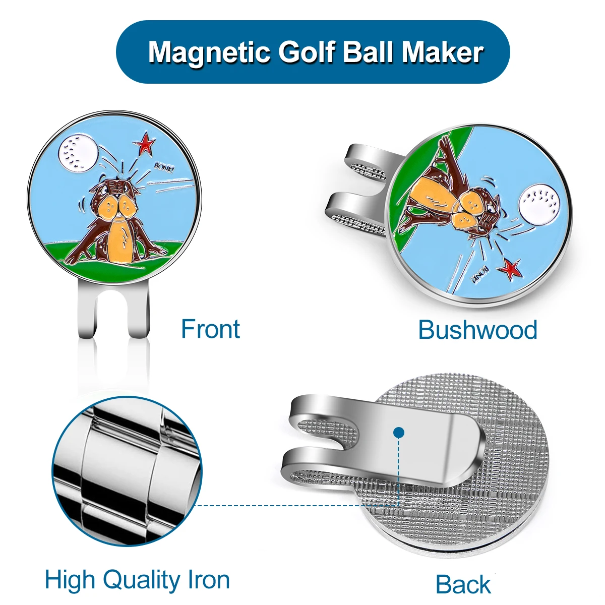 Golf Accessories Golf Ball Markers Personalised Funny Susliks