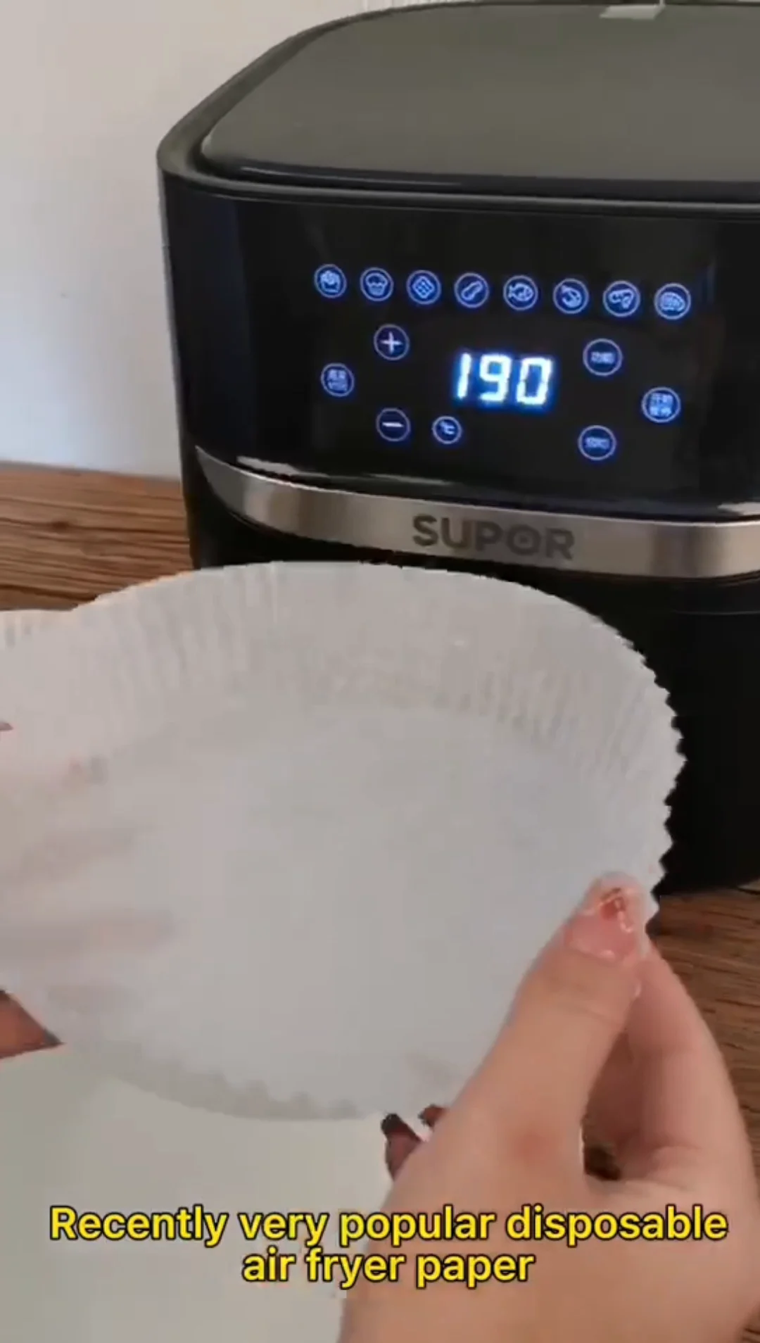 Air Fryer Paper Plate Food Grade Silicone Oil Paper Waterproof Oil