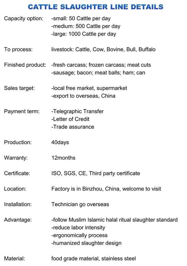 Ritual cattle slaughterhouse and cattle slaughterhouse meat traceability system equipment