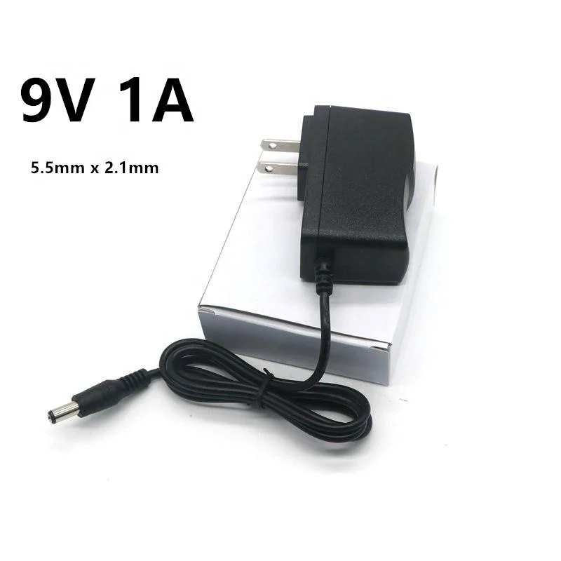Adaptateur Secteur 9V 1A 100-240V – Compatible Arduino UNO Mega, Certifié CE, Câble 1.8m