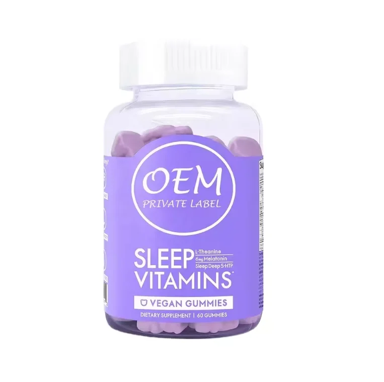 Oem Sleep Gummies Vegan Supplements Bottle Adult Vitamins 80 Gummy