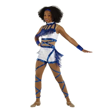 Custom Design Own Logo Sublimation Women Dance Sexy Cheer Practice Wear Long Sleeve Majorette Uniform