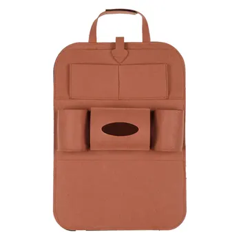 Factory Wholesale Car Storage Baskets Cheap Interior Felt Gift Hanging Bag for Car Seat