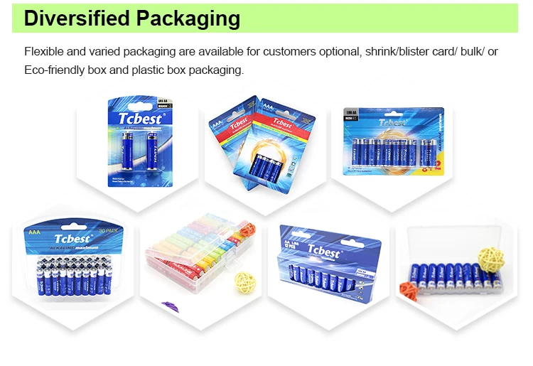 Factory Direct Carbon Zinc 1.5v R03p Size Aaa Aa Um4 Dry Primary ...